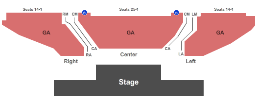 The City Theatre - MI Endstage - GA Seating Chart