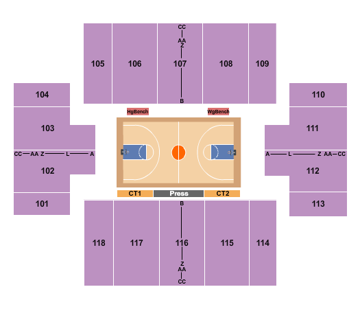 The Coliseum Harlem Globetrotters Seating Chart
