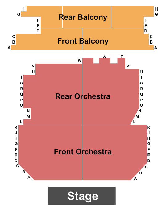 The Colonial Theatre - Phoenixville Endstage 3 Seating Chart