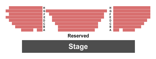 The Colony Theater - Burbank Endstage Seating Chart