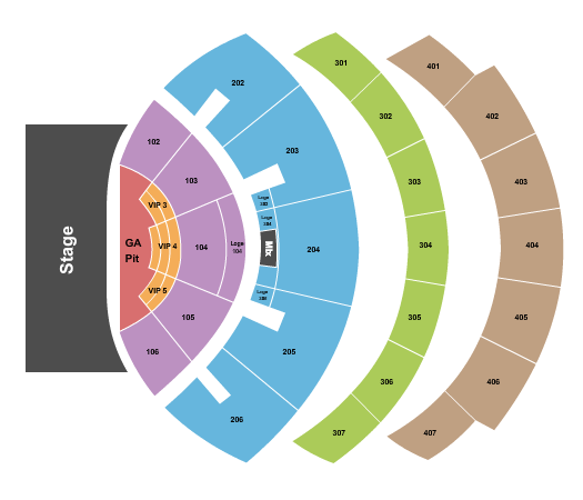 The Colosseum At Caesars Palace Usher Seating Chart