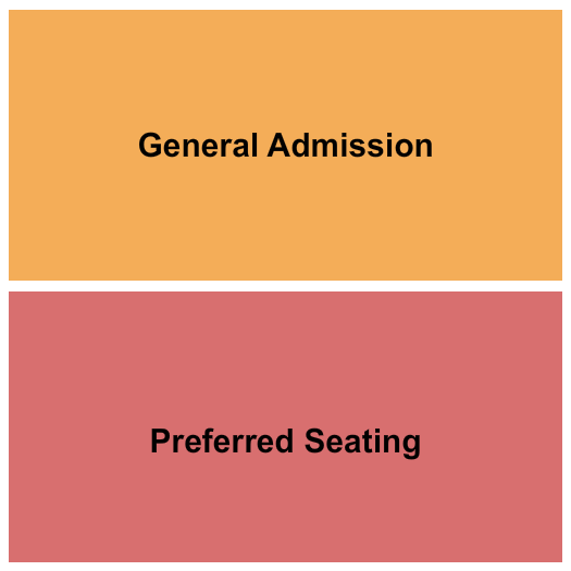 The Comedy Vault GA & Pref Seating Chart