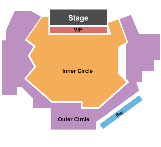 The Comedy Zone - Jacksonville Seating Chart