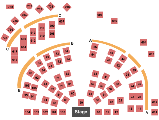The Comedy Zone - Charlotte End Stage Seating Chart