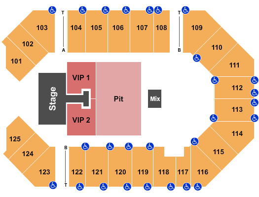 The Corbin Arena - KY Ryan Upchurch 3 Seating Chart