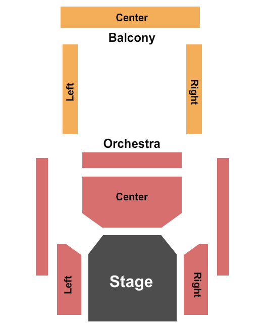 The Court Theatre - Villanova End Stage Seating Chart