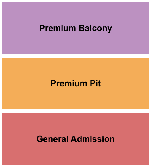 The Criterion - Oklahoma City GA/Premium Pit & Balcony Seating Chart
