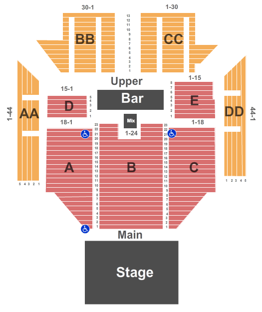 The Criterion Seating Chart - Oklahoma City