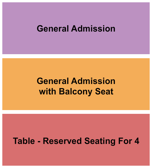 The Dallas Bull GA/Balcony/Table Seating Chart