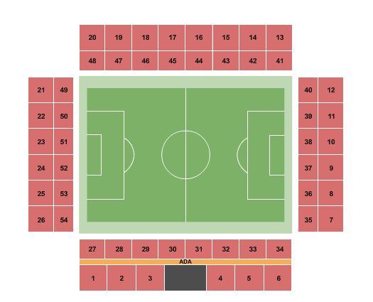 The Den - Bermondsey Soccer Seating Chart