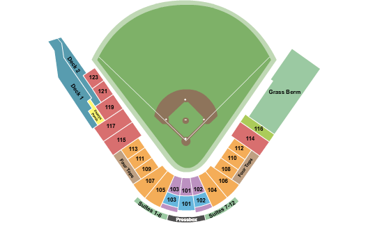 Lake Elsinore Diamond Baseball Seating Chart
