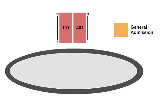 The Dirt Oval at Route 66 Raceway Demo Derby Seating Chart