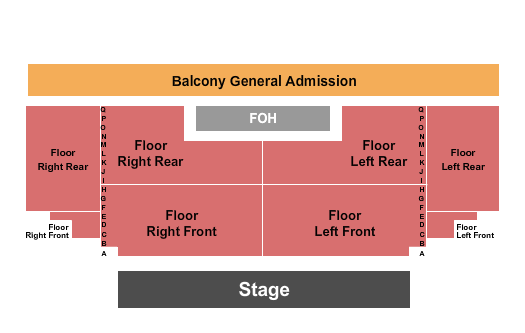 The District Endstage GA Balcony Seating Chart