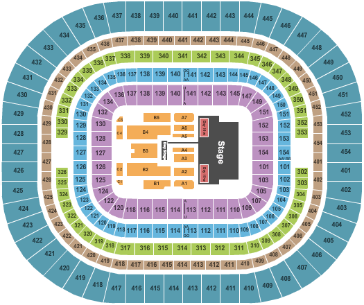 The Dome at America's Center Beyonce Seating Chart