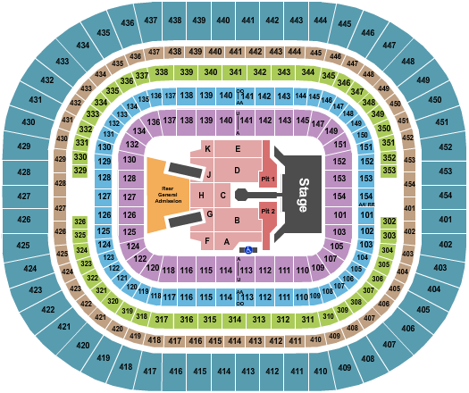 The Dome at America's Center The Rolling Stones Seating Chart