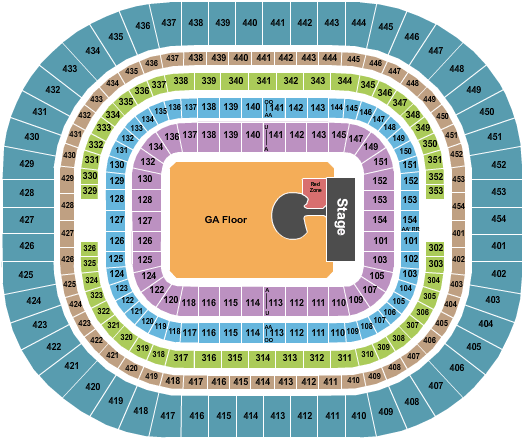 The Dome at America's Center U2 Seating Chart