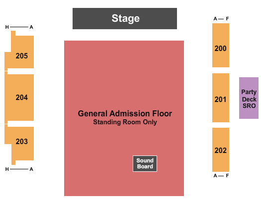 The Dome Arena Vance Joy Seating Chart