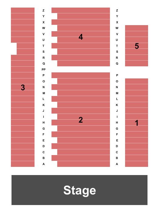The Emmaus Theatre Seating Chart