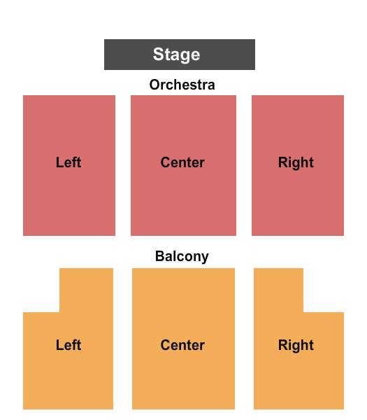 The Empire Theater - Belleville Seating Chart