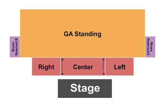 The Event Center At Rivers Casino Des Plaines Endstage GA 2 Seating Chart