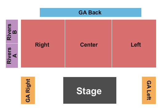 The Event Center At Rivers Casino Des Plaines Endstage GA Seating Chart