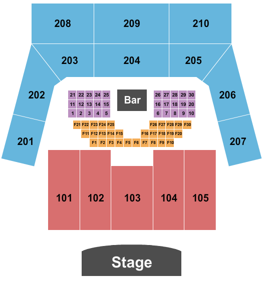 seating chart for The Factory - Chesterfield - Endstage-2 - eventticketscenter.com