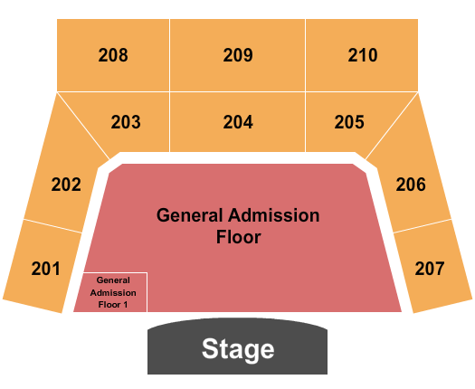 The Factory - Chesterfield End Stage Seating Chart