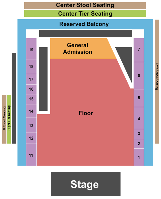 The Fillmore - Minneapolis Endstage 2 Seating Chart