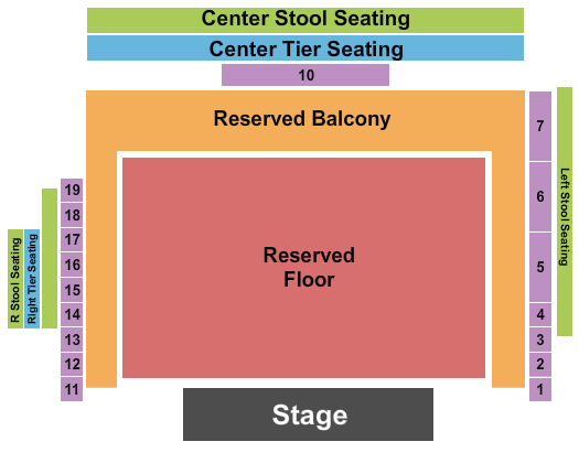 The Fillmore - Minneapolis Endstage Reserved Seating Chart