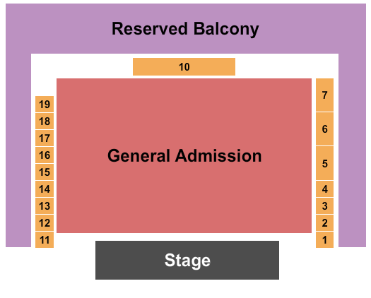 seating chart for The Fillmore - Minneapolis - End Stage - eventticketscenter.com