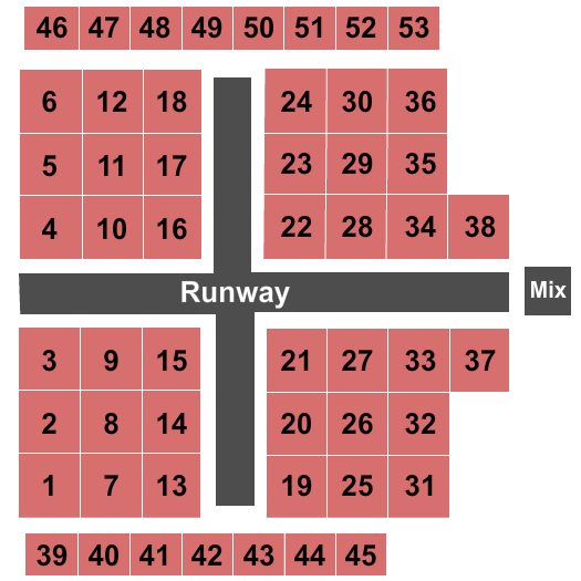 The Fillmore - New Orleans Drag Diva Brunch Seating Chart