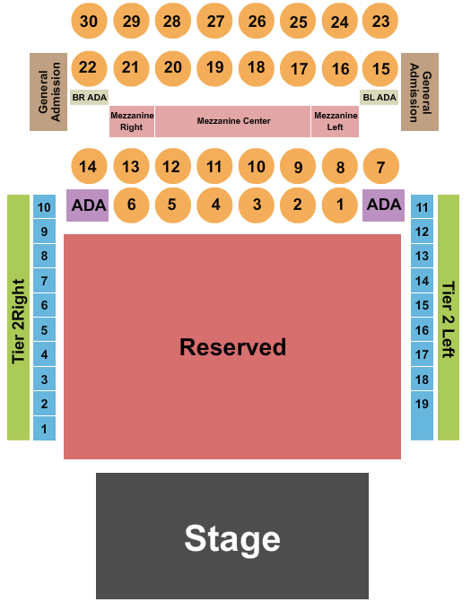 The Fillmore - Philadelphia Endstage Reserve 2 Seating Chart