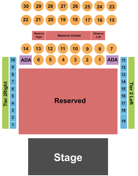 The Fillmore - Philadelphia Endstage Reserve Seating Chart