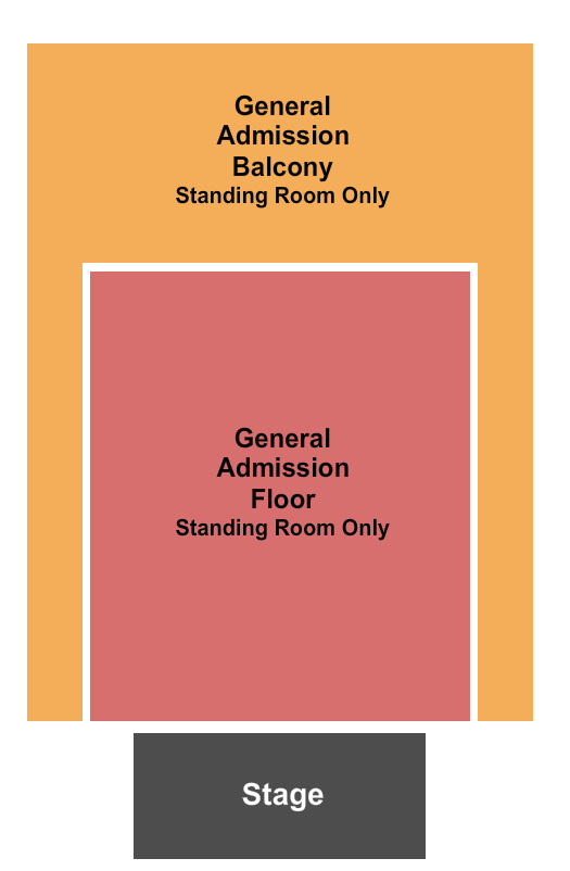 The Fillmore - Philadelphia GA Floor & GA Balcony Seating Chart