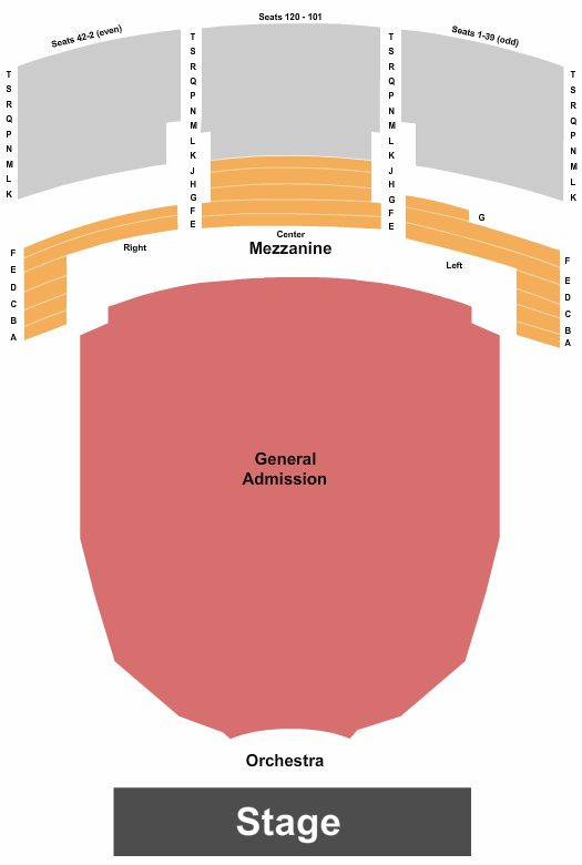 The Fillmore Miami Beach At Jackie Gleason Theater Ween Seating Chart