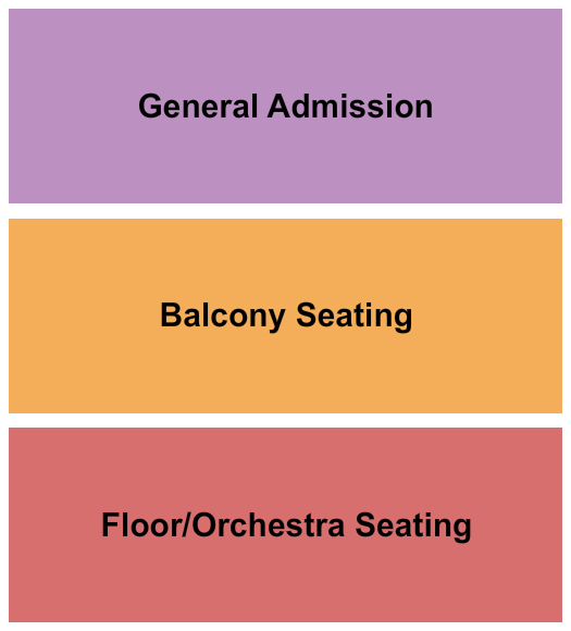 The Fillmore Miami Beach At Jackie Gleason Theater GA/Balcony/Flr Seating Chart