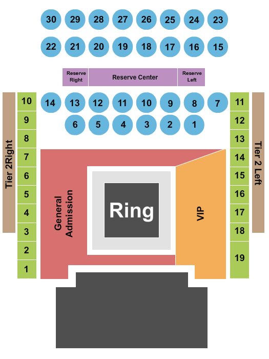 The Fillmore - Philadelphia Boxing 2 Seating Chart