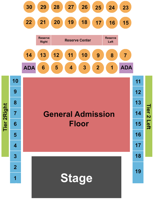 The Fillmore - Philadelphia Endstage GA Floor 2 Seating Chart