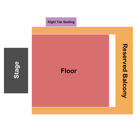 The Fillmore - Minneapolis Presented by Affinity Plus Endstage Reserved 2 Seating Chart