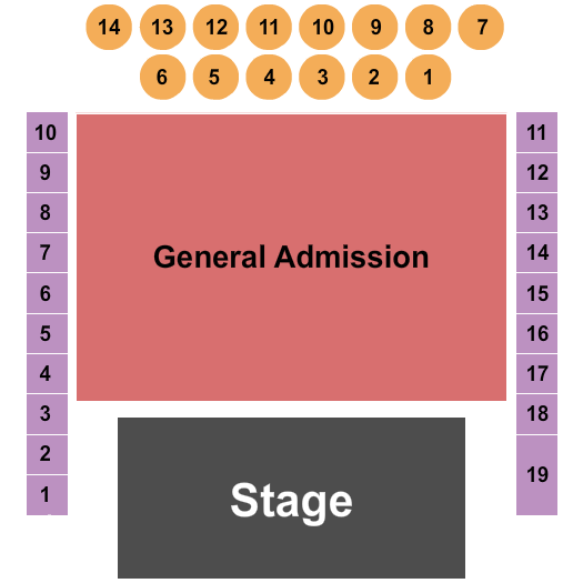The Fillmore - Philadelphia Man Overboard Seating Chart