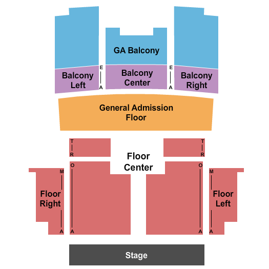 The Fonda Theatre Endstage 3 Seating Chart