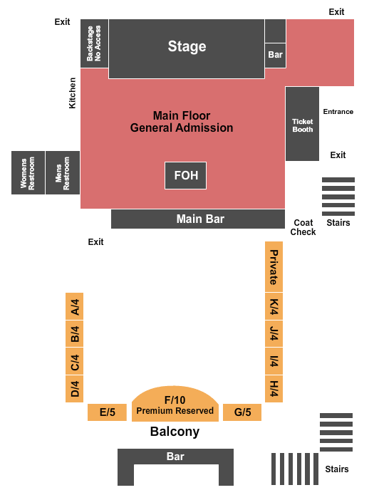 The Forge Joliet Seating Chart