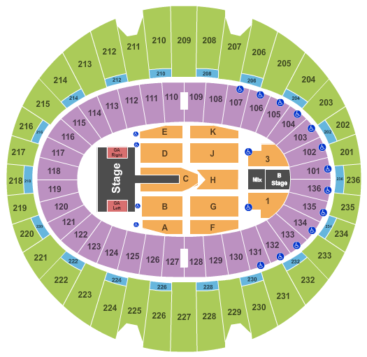 The Kia Forum Demi Lovato and Nick Jonas Seating Chart