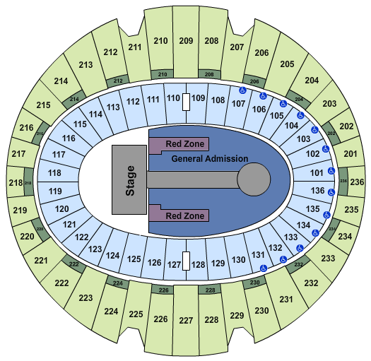 The Kia Forum U2 Seating Chart
