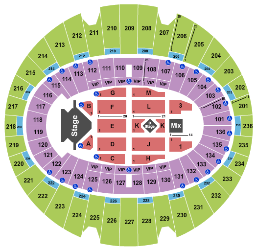 The Kia Forum Romeo Santos Seating Chart