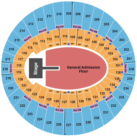 The Kia Forum Billie Eilish Seating Chart