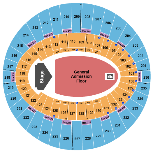 The Kia Forum Chance The Rapper Seating Chart