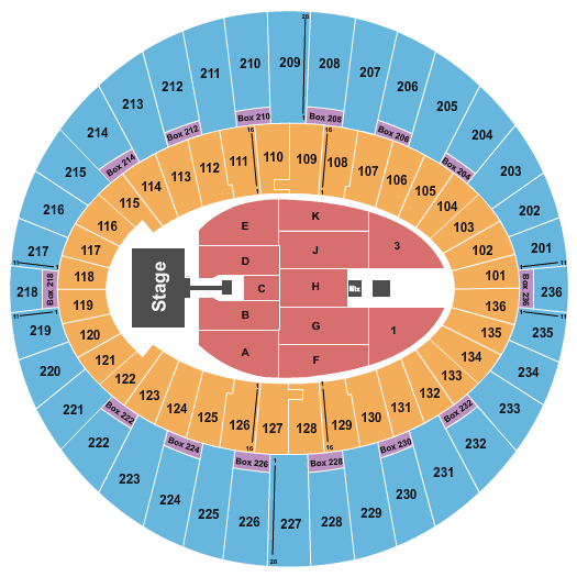 seating chart for The Kia Forum - Scorpions 2 - eventticketscenter.com