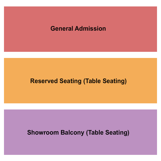 The Foundry - VA GA/Reserved/Balcony Seating Chart