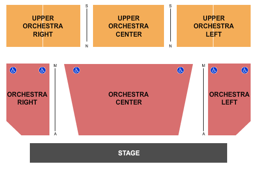 The Freeland Center for the Performing Arts Endstage 2 Seating Chart